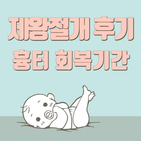 제왕절개 회복기간 흉터